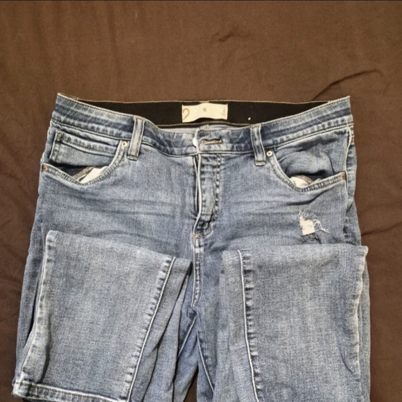 Ricki's Distressed Blue Skinny Jeans - Picture 2 of 5